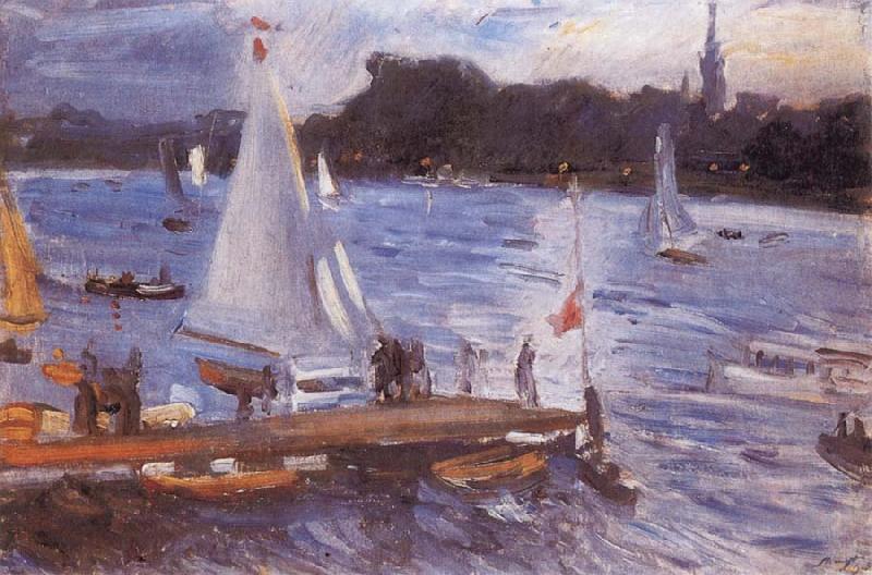 Max Slevogt The Alster at Hamburg